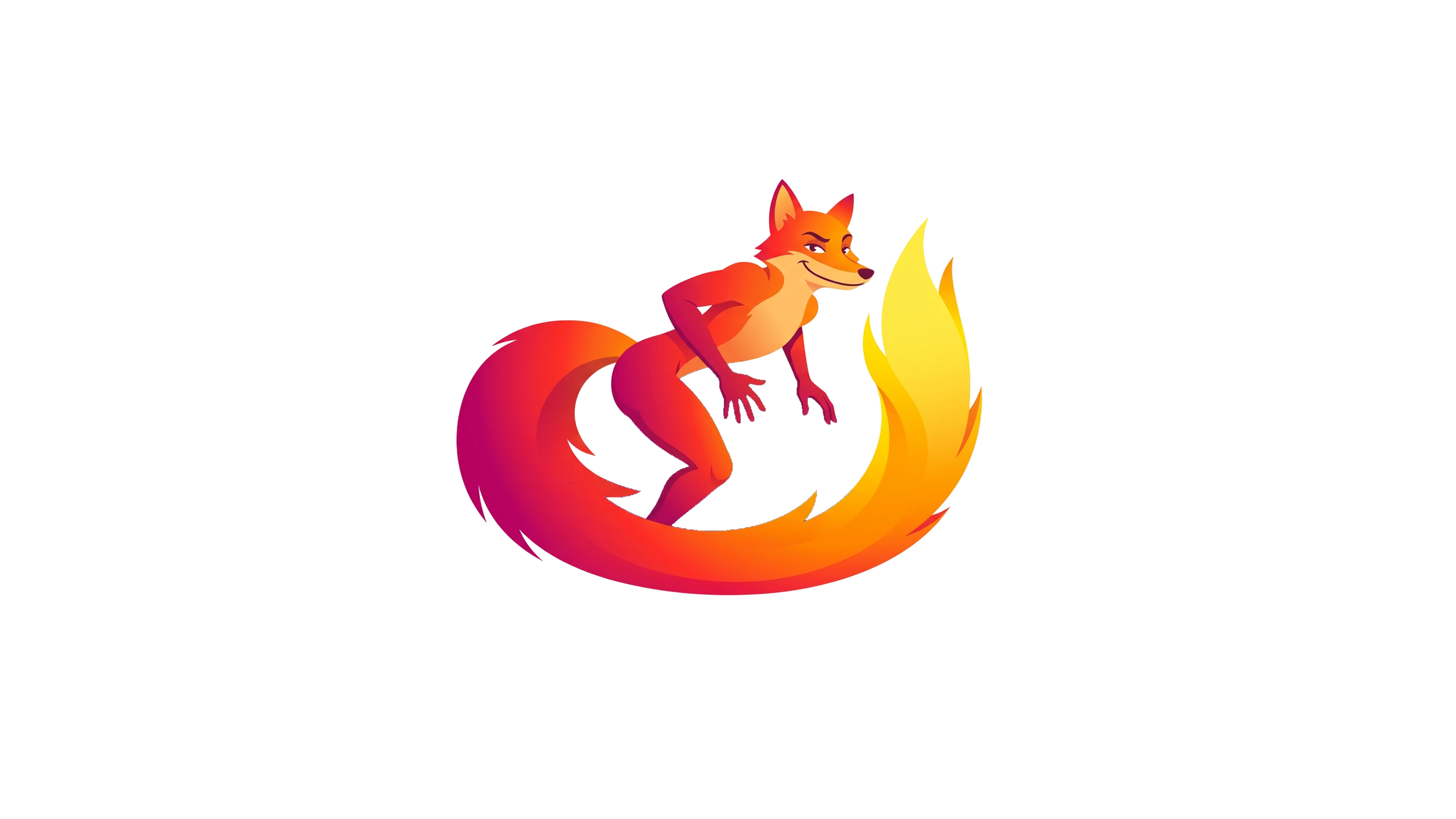 FIREFUX fox mascot wrapped around the globe